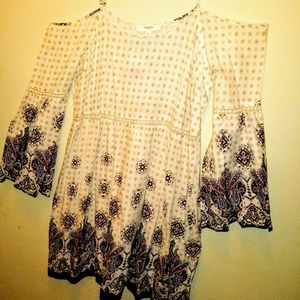 Cold Shoulder Short Dress